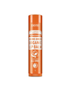 Balsamo labial de naranja y jengibre bio Dr. Bronner's